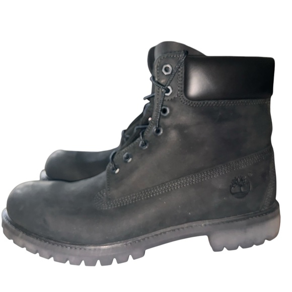 EUC Men's Timberland® Premium 6-Inch Waterproof Boot/ US 12 (black nubuck) - Picture 10 of 12